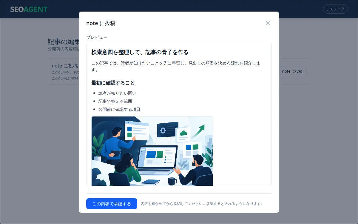 の画面イメージ